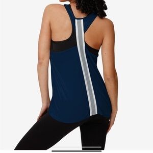 Lole Navy Sleeveless Workout Tank Top